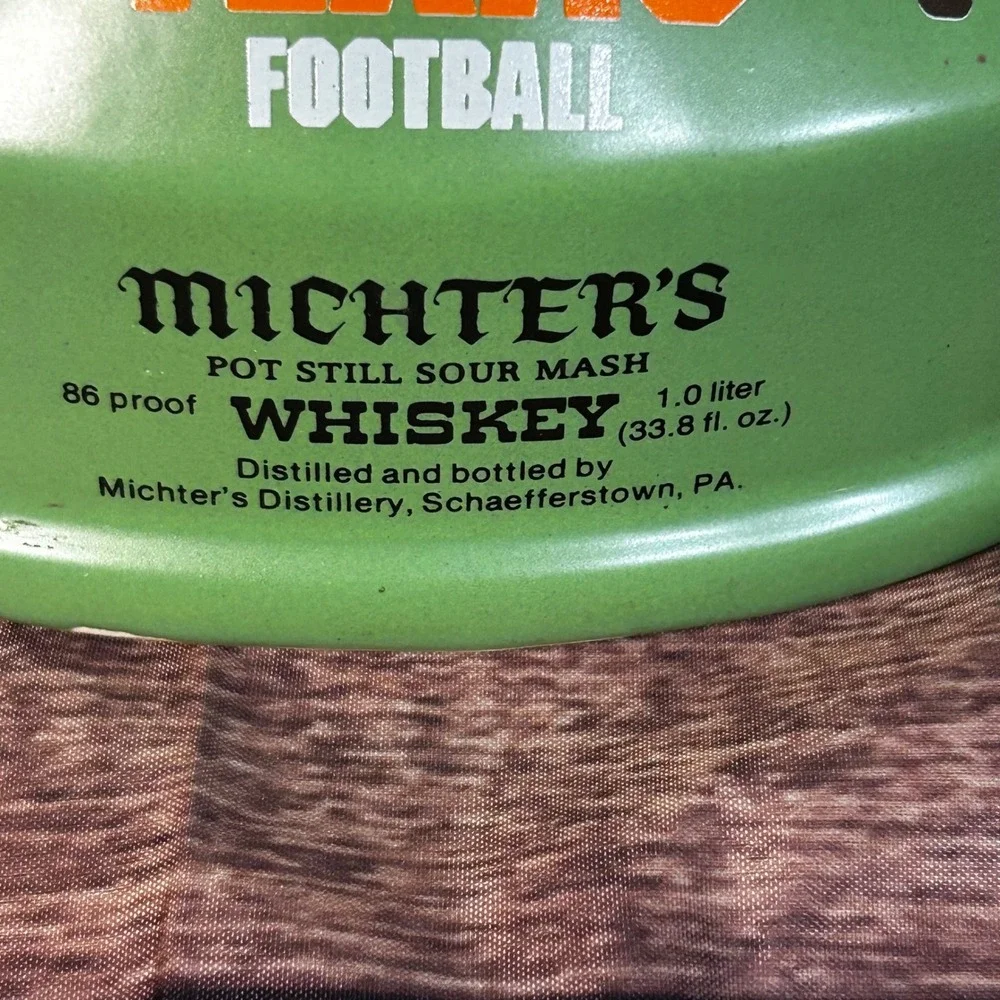 Vintage Michter's University of Texas Football Whiskey Decanter 1L Ceramic UT
